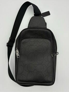 coach charles backpack sling Coach | Bags | Coach Nwot Charles Backpack Crossbody Calf Leather With  Baseball Stitching Cyan